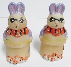 4930V5 Halloween \"Bandit\" Bunny Rabbit Trinket Box<br>(Click picture-FULL DETAILS)